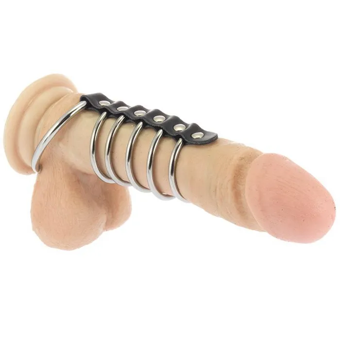 6 Metal Cock Ring Rimba Male Sex Toys