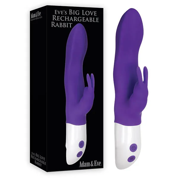 Adam Eve Eves Big Love Rechargeable Rabbit Adam Eve Female Sex Toys