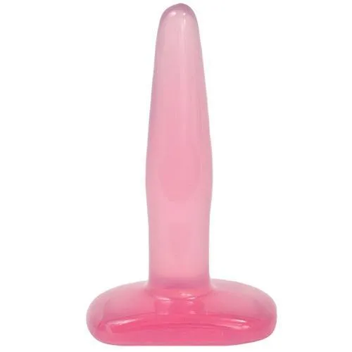 Anal Butt Plug Pink Jelly Small Doc Johnson