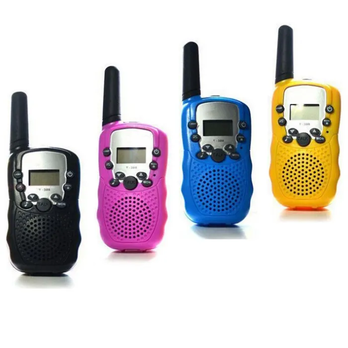 Anal DB Global Surplus 2 PcsSet Children Toys 22 Channel Walkie Talkies Two Way Radio UHF Long Range Handheld Transceiver Kids Gift M09