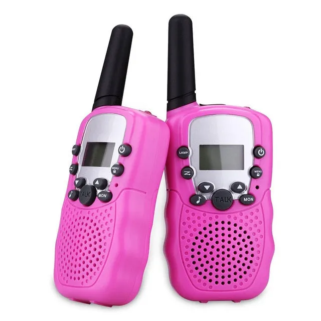 Anal DB Global Surplus 2 PcsSet Children Toys 22 Channel Walkie Talkies Two Way Radio UHF Long Range Handheld Transceiver Kids Gift M09