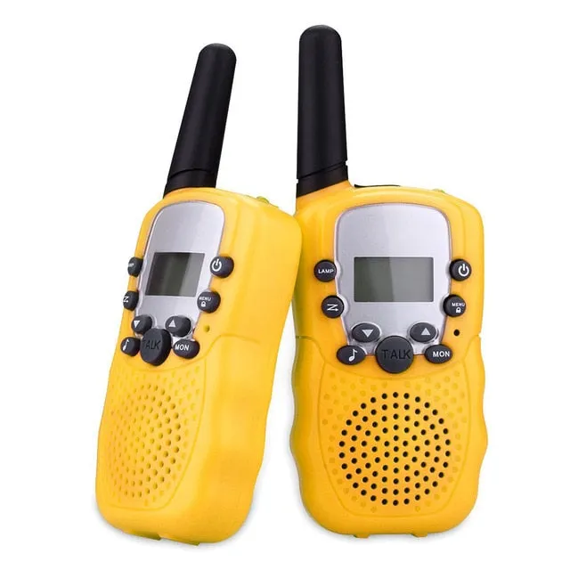 Anal DB Global Surplus 2 PcsSet Children Toys 22 Channel Walkie Talkies Two Way Radio UHF Long Range Handheld Transceiver Kids Gift M09