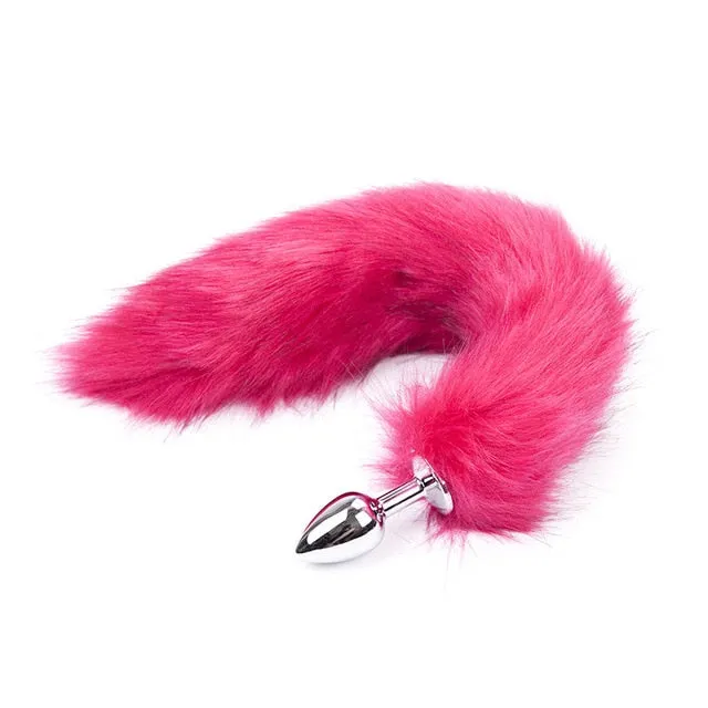 Anal DB Global Surplus Metal Feather Anal Toys Fox Tail Anal Plug Erotic Anus Toy Butt Plug Sex Toys For Woman And Men Sexy Butt Plug Adult Accessories