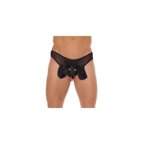 Anal Rimba Mens Black Animal Pouch