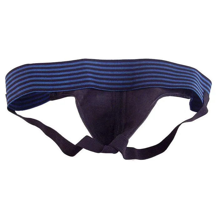 Anal Rouge Garments Jock Black And Blue Size Medium Rouge Garments