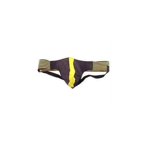 Anal Rouge Garments Rouge Garments Jock Black And Yellow Size Small