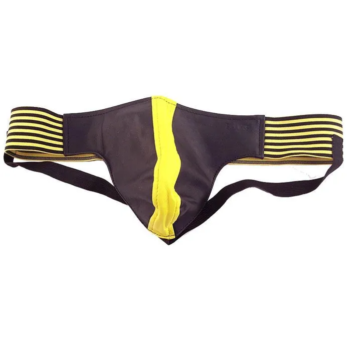 Anal Rouge Garments Rouge Garments Jock Black And Yellow Size Small