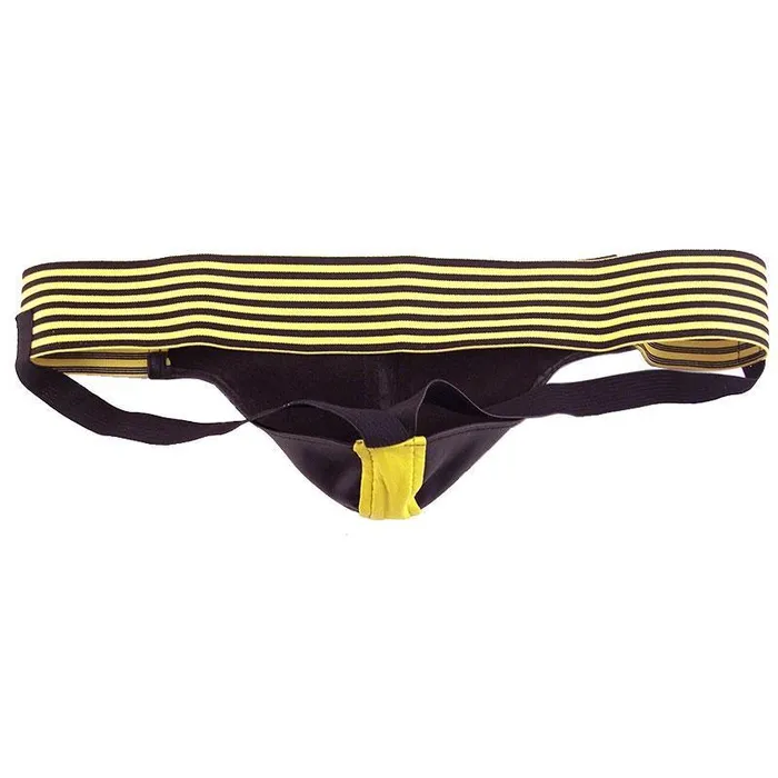 Anal Rouge Garments Rouge Garments Jock Black And Yellow Size Small