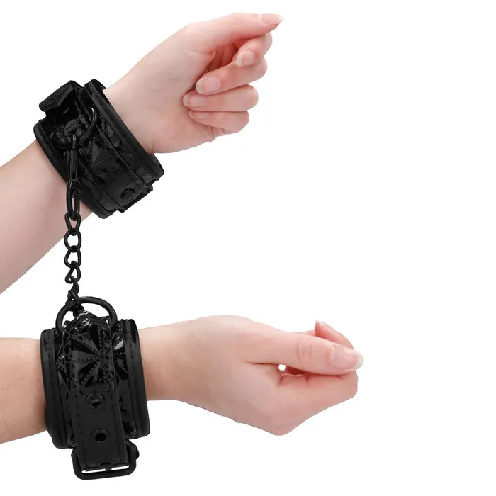 Anal So Luxe Ouch Luxury Black Hand Cuffs