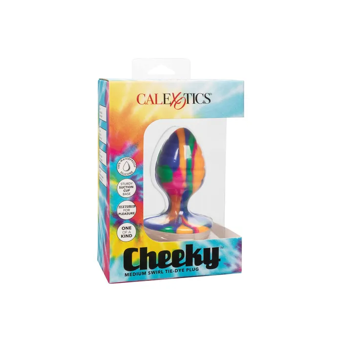 Anal Toy Joy Sex Toys Cheeky Medium Swirl Tie Dye Butt Plug