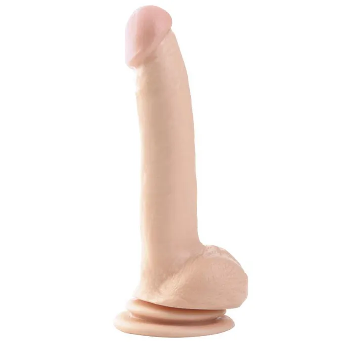 Basix 9 Inch Dong With Suction Cup Thicky Flesh PipeDream Dildos