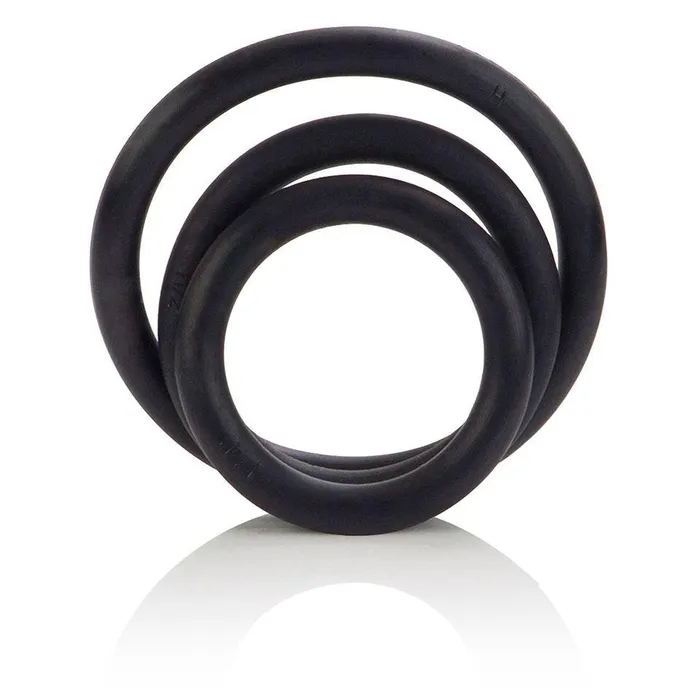 California Exotic 3 Piece Rubber Ring Set Male Sex Toys