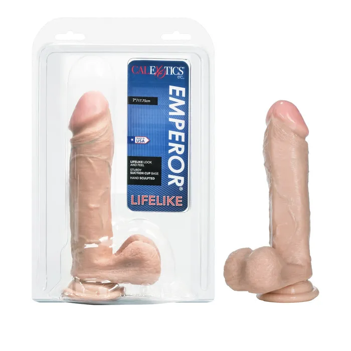 California Exotic Dildos Emperor 7 Inch Life Like Dildo Ivory