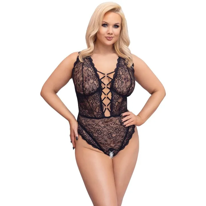 Cottelli Curve Open Crotch Body Size 95E2XL Cottelli Collection Vibrators