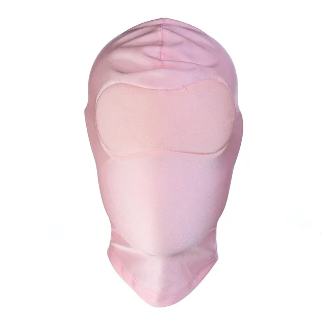 Couples Head Mask Spandex Lycra Hood Bdsm SM Role Playing Game Erotic Latex Leather Fetish Open Mouth Hood Mask DB Global Surplus