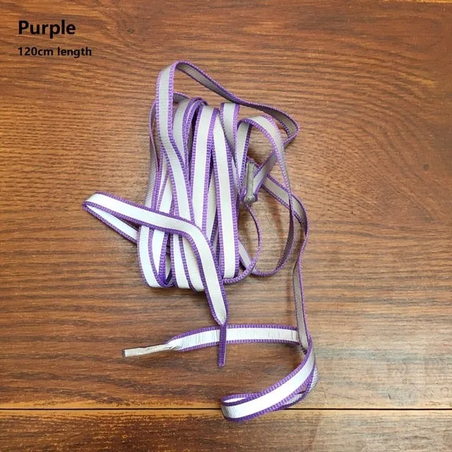 DB Global Surplus Creative Doublesided Reflective Shoelaces Fashion Tide Night Running Sports Shoes Hot Selling Wholesale Warning Laces Dildos