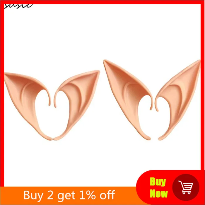 DB Global Surplus Male Sex Toys 1 Pair Halloween Party Elven Elf Ears Pointed Anime Fairy Cosplay Costumes Vampire Soft Christmas Party Mask