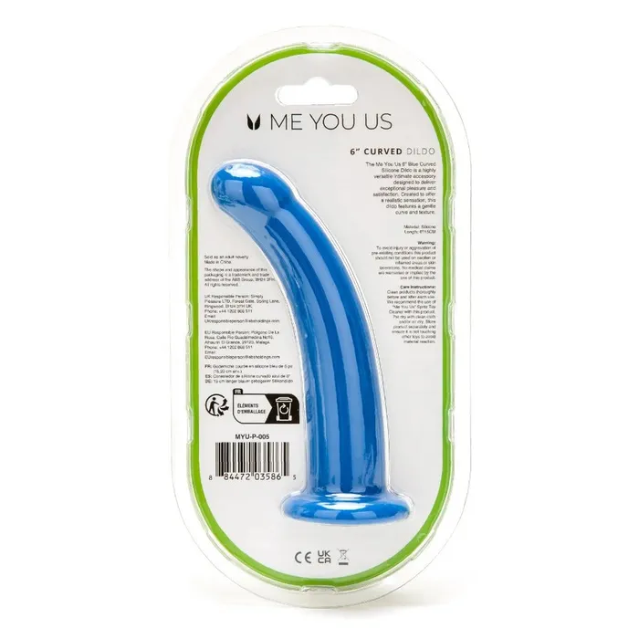 Dildos Me You Us Me You Us 6 Inch Curved Silicone Dildo