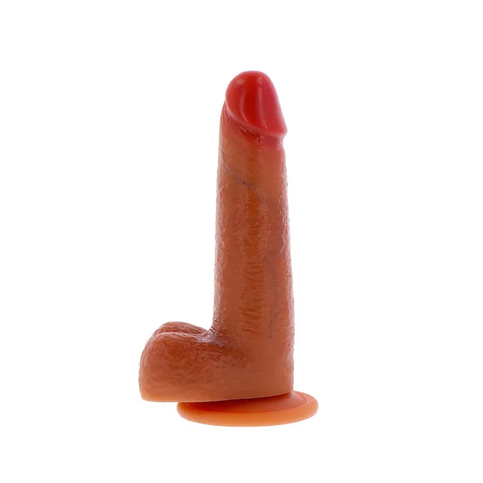 Dildos Toy Joy Sex Toys ToyJoy Get Real Silicone Sliding Foreskin Dildo