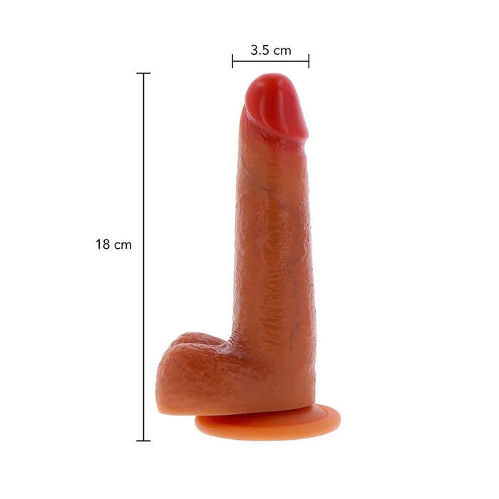 Dildos Toy Joy Sex Toys ToyJoy Get Real Silicone Sliding Foreskin Dildo