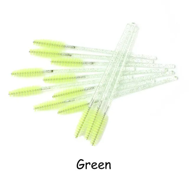 Disposable Eyelash Brush 2550 Pcs Crystal Eye Brush Diamond Handle Mini Mascara Wands Brush Eyelash Extension Makeup Brush Set DB Global Surplus Male Sex Toys