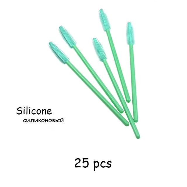 Disposable Eyelash Brush 2550 Pcs Crystal Eye Brush Diamond Handle Mini Mascara Wands Brush Eyelash Extension Makeup Brush Set DB Global Surplus Male Sex Toys