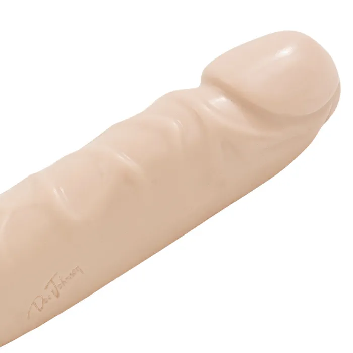 Doc Johnson Dildos Jr Veined Double Header 12 Inch Dong Flesh Pink