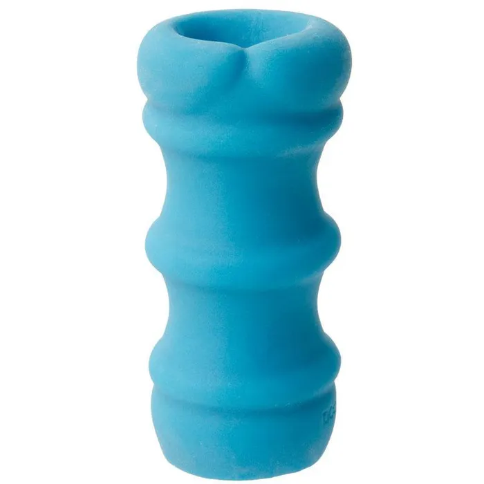 Doc Johnson Male Sex Toys Mood Pleaser Thin Masturbator Blue 46 Inches