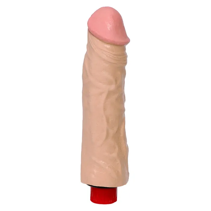 Doc Johnson The Naturals Heavy Veined 8 Inch Vibrating Dong Thick Dildos