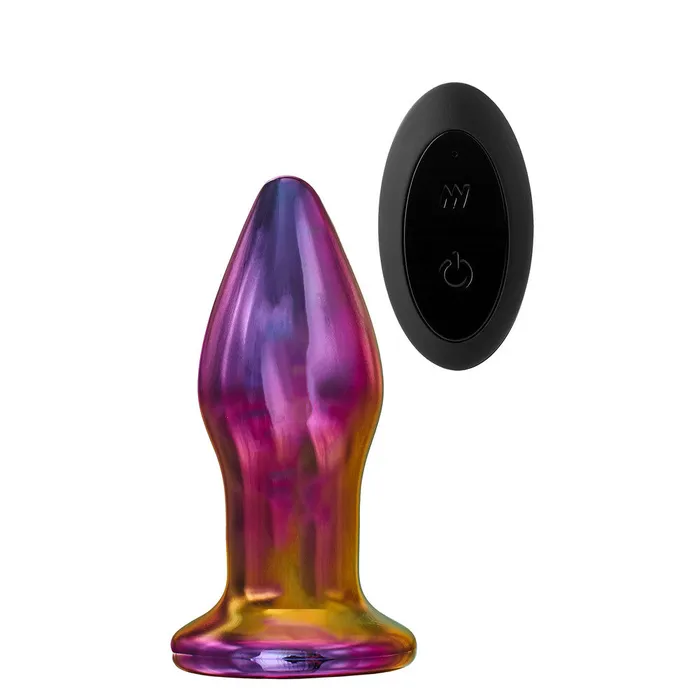 Dream Toys Glamour Glass Remote Control Butt Plug Anal