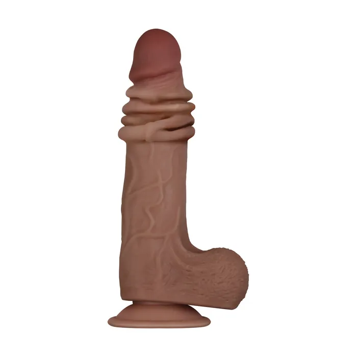 Evolved Real Flex Skin Poseable Inch Dildo Flesh Brown Evolved Sex Toys Dildos