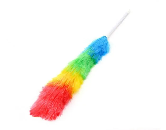 Female Sex Toys DB Global Surplus 2019 Adjustable Microfiber Dusting Brush Rainbow Feather Duster Aircondition Household Furniture Cleaning Accessories