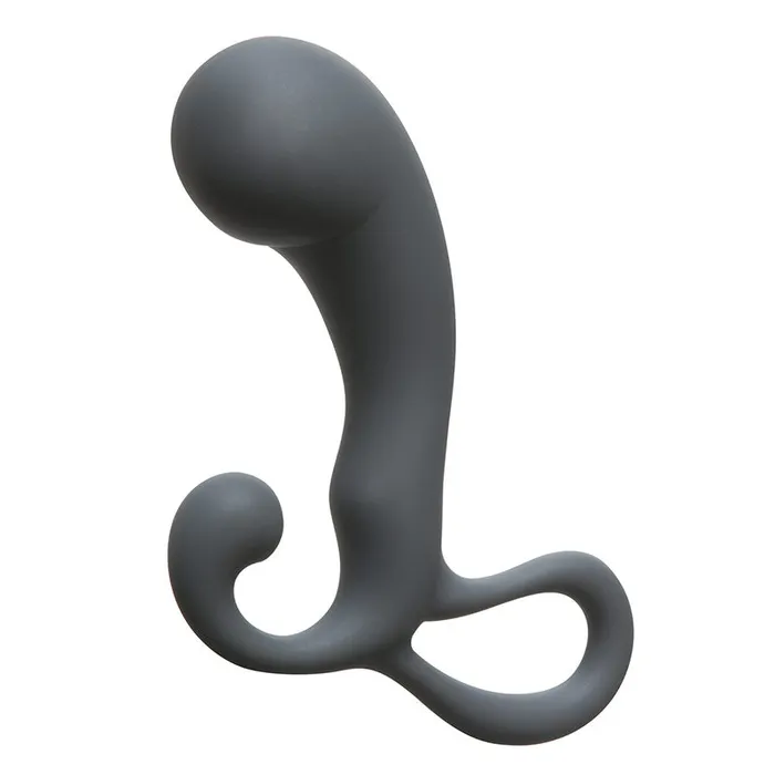 Female Sex Toys Doc Johnson OptiMale Silicone PMassager Slate