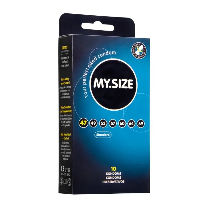 Female Sex Toys MySize 47mm Condom 10 Pack Scantilycladcouk