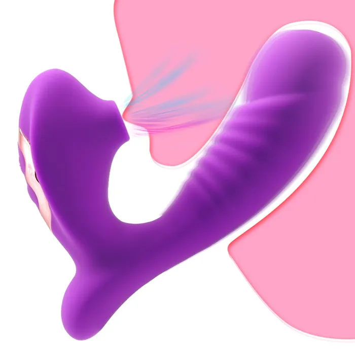 Female Sex Toys My Tiny Hole Clitoral Sucking G Spot Dildo Vibrator with 10 Powerful Modes