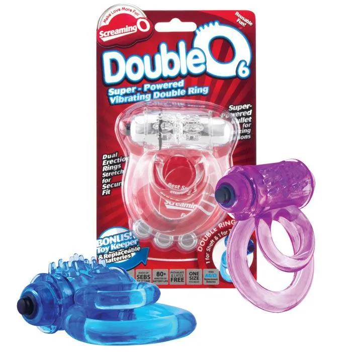 Female Sex Toys Screaming O Screaming O Double O 6 Vibrating Cockring