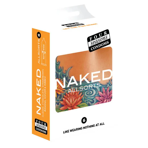Four Seasons Four Seasons Naked Allsorts Condoms 6s Vibrators