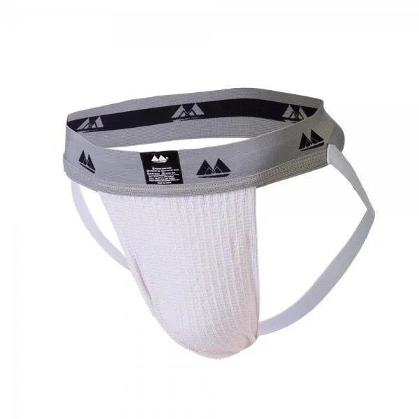 Jockstrap White with 2 Inch Band Size Medium Rimba Anal