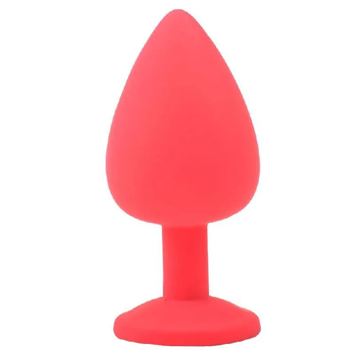 Large Red Jewelled Silicone Butt Plug Various Toy Brands Anal