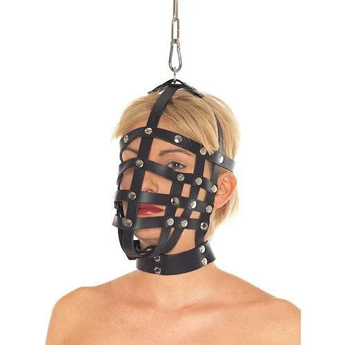 Leather Muzzle Mask Rimba Restraints