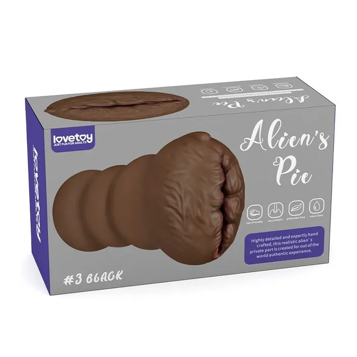 Lovetoy Male Sex Toys Lovetoy Aliens Pie Number 3 Masturbator Flesh Brown