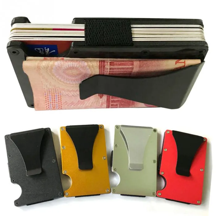 Male Purses Card Case Wallet Metal Case Aluminium Ultrathin Protector Money Clip DB Global Surplus Male Sex Toys