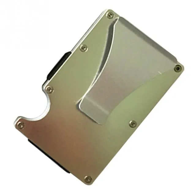 Male Purses Card Case Wallet Metal Case Aluminium Ultrathin Protector Money Clip DB Global Surplus Male Sex Toys