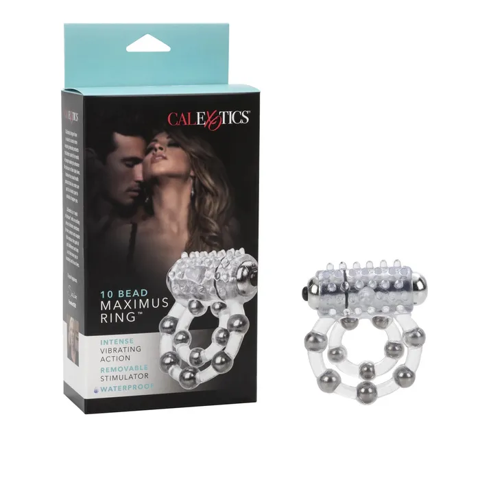 Male Sex Toys California Exotic 10 Bead Maximus Cock Ring