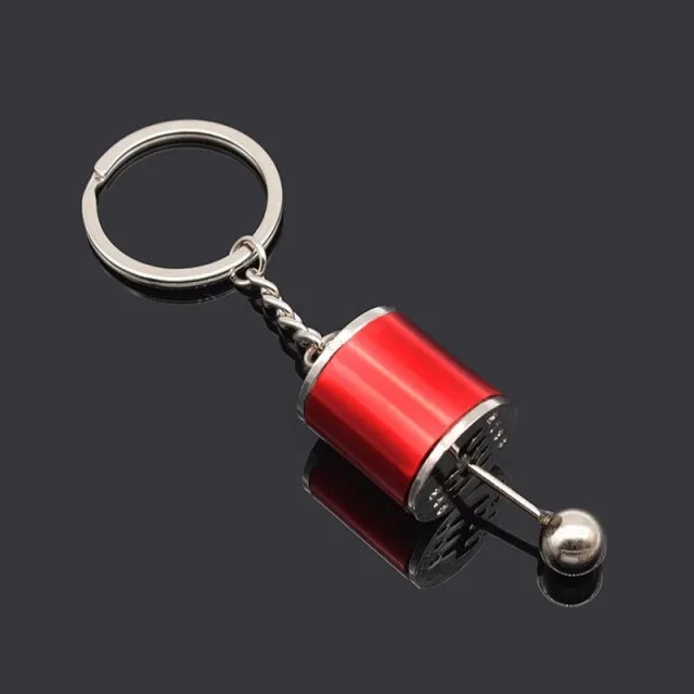 Male Sex Toys Car Speed Gearbox Gear Head Keychain Manual Transmission Lever Metal Key Ring Car Refitting Metal Pendant Creative Keychain DB Global Surplus