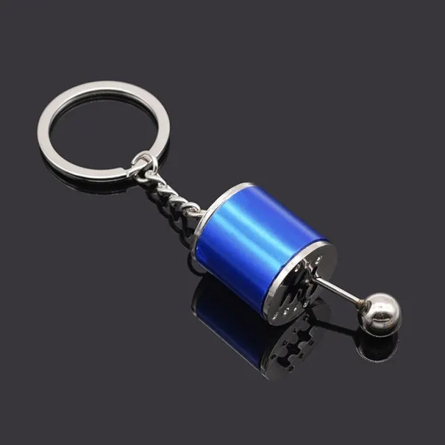 Male Sex Toys Car Speed Gearbox Gear Head Keychain Manual Transmission Lever Metal Key Ring Car Refitting Metal Pendant Creative Keychain DB Global Surplus