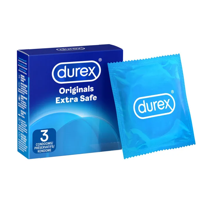 Male Sex Toys Durex Condoms Durex Extra Safe Regular Fit Condoms 3 Pack