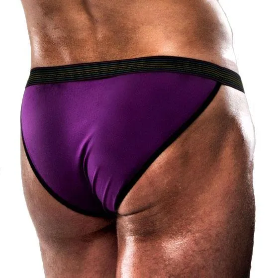 Male Sex Toys Passion Lingerie Passion Mens Violet Slip Size LXL