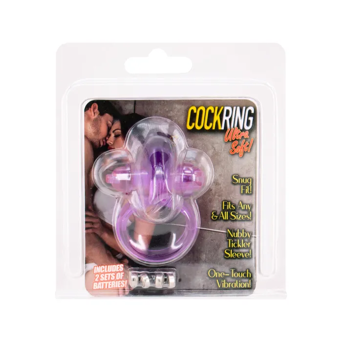 Male Sex Toys Rabbit Ultra Soft Vibrating Cock Ring Seven Creations