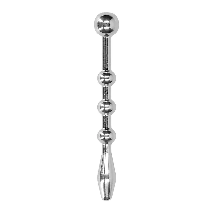 Male Sex Toys Shots Toys Ouch Urethral Sounding Stainless Steel Plug With Balls